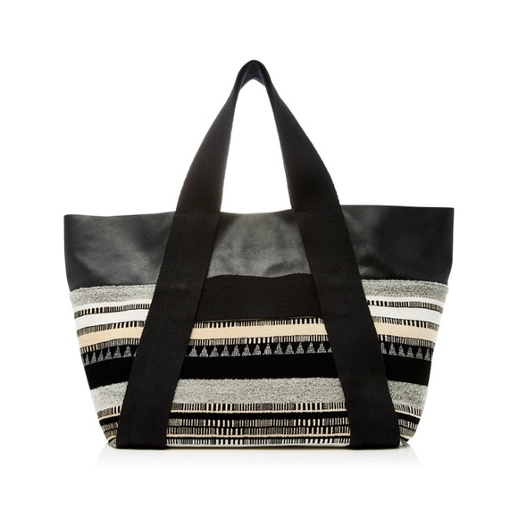 NWT Proenza Schuler Leather/Suede/Jacquard Tote - Picture 5 of 6